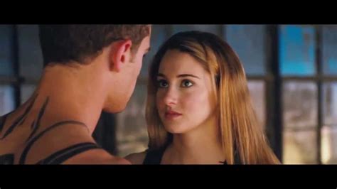 sexy kissing vid|Divergent (8/12) Movie CLIP .